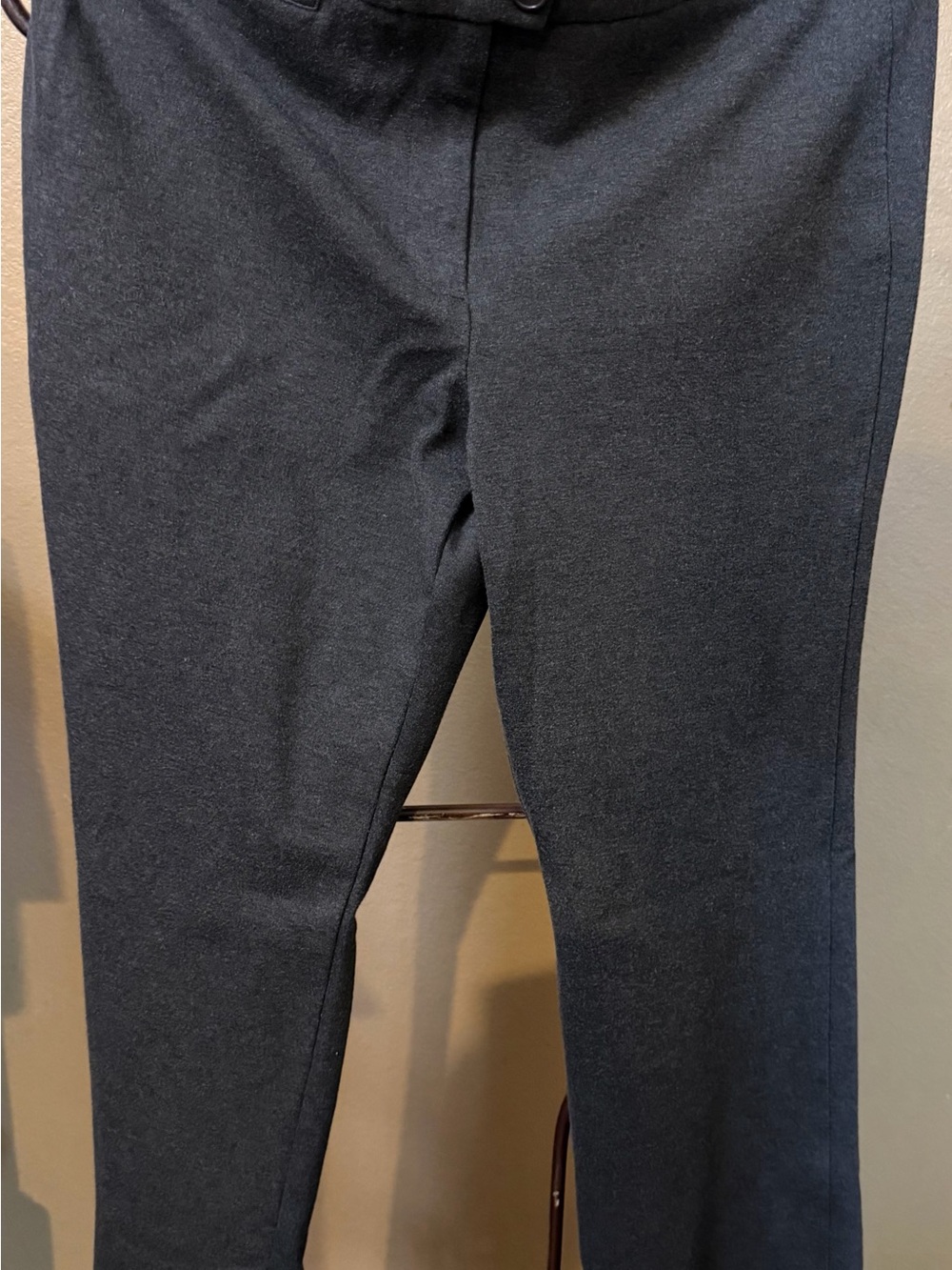 Talbots Dark Gray Ponte Knit Pants Sz 14L